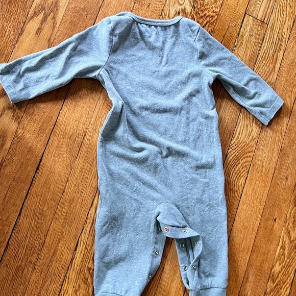 Oh So Loved gray romper - Cat & Jack 6-9 months - Picture 3 of 4